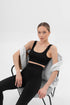Basic Ribbed Top Black